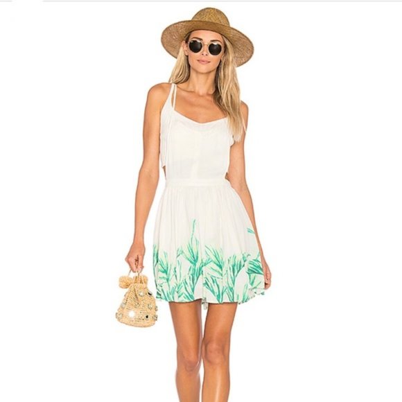Tropical Oasis Palm Dress  Free People S/P - Picture 1 of 4